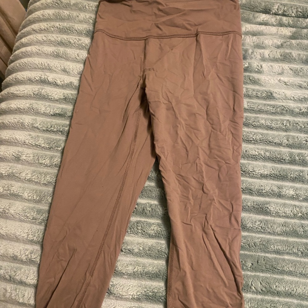 Athleta Taupe Ultra High Rise Leggings